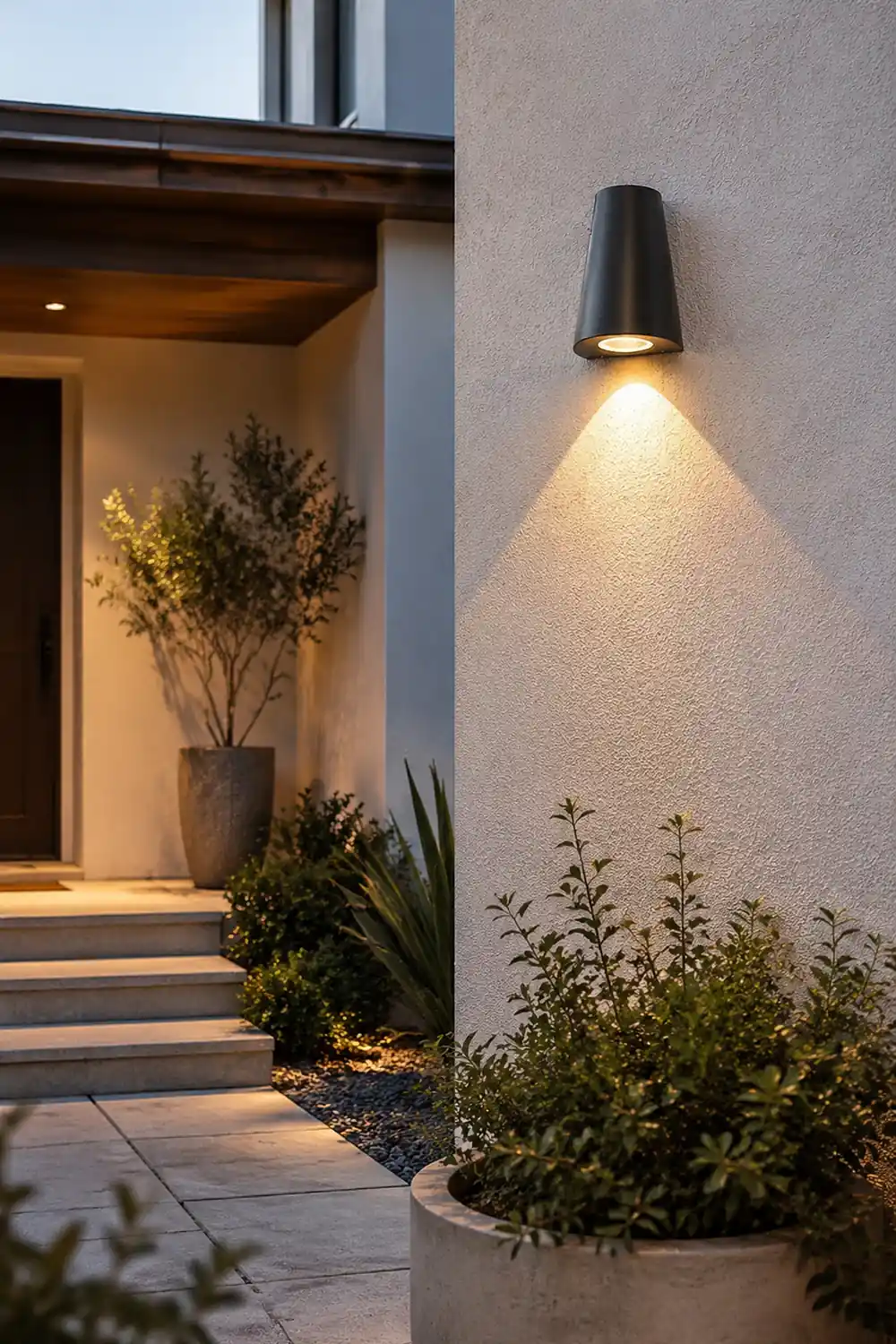 Nordic Minimalist Outdoor LED Waterproof Wall Light for Courtyard Aisle Balcony - Lumpaz