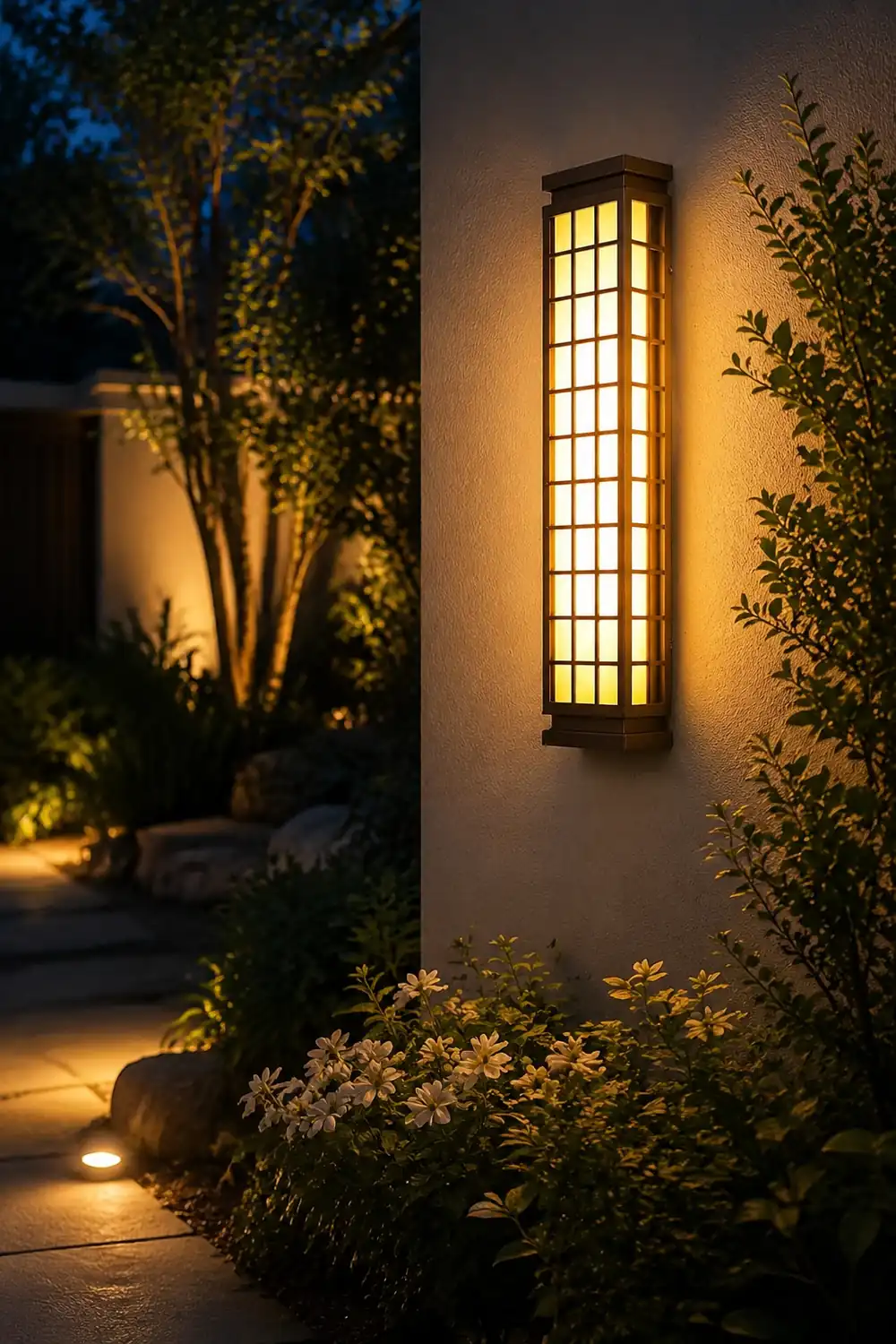 Classic Rectangular T5 Waterproof Vintage Outdoor Wall Lights Fixture - Lumpaz