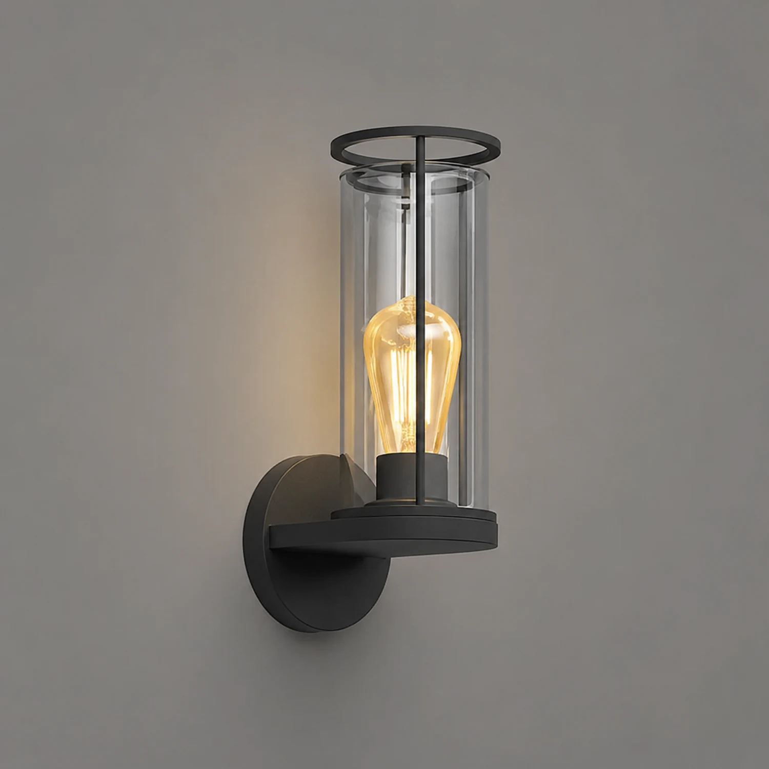 Minimalist Round Waterproof Retro Wall Lamp Outdoor Lawn Lights Path Lights - Lumpaz
