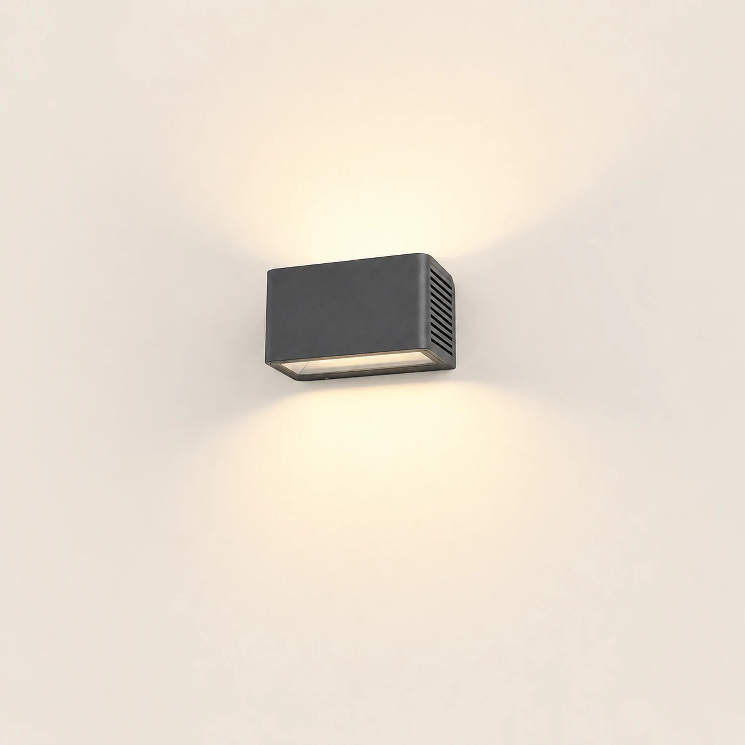 Rectangle LED Waterproof Nordic Up and Down Lights Outdoor Wall Lights Sconces - Lumpaz