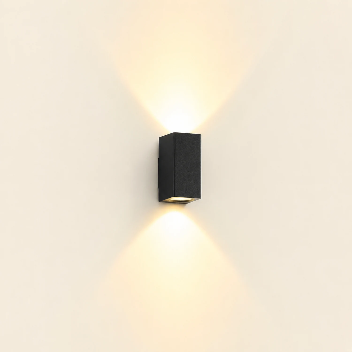 Modern Square Design Outdoor Waterproof Wall Light for Villa Courtyard Balcony - Lumpaz