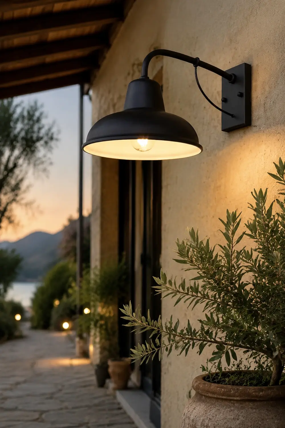 Vintage Trumpet Shaped LED Waterproof Retro Outdoor Wall Lights Wall Lamp - Lumpaz