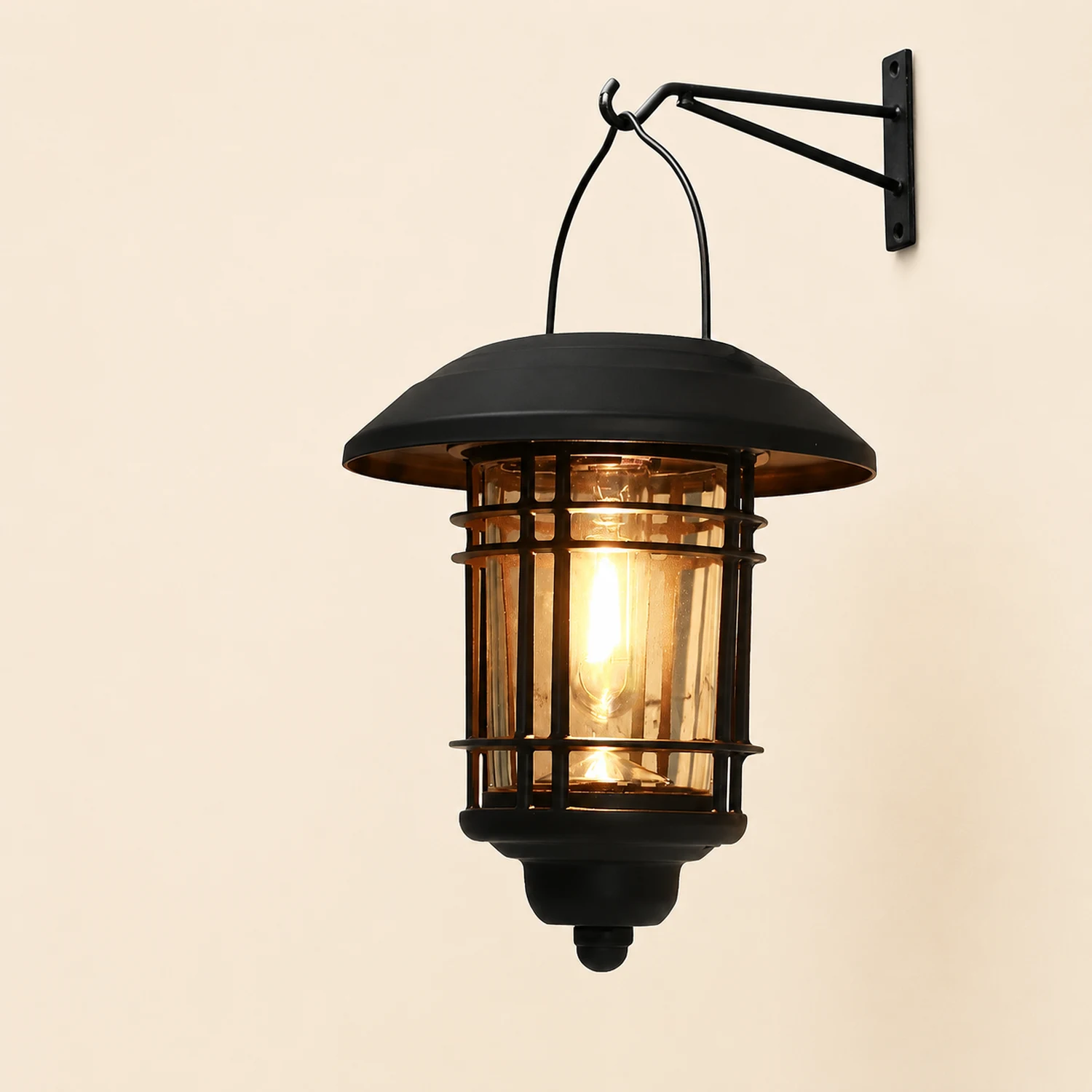 Industrial Style Solar Outdoor Wall Lights Wall Sconce Lighting LED Wall Lamp - Lumpaz