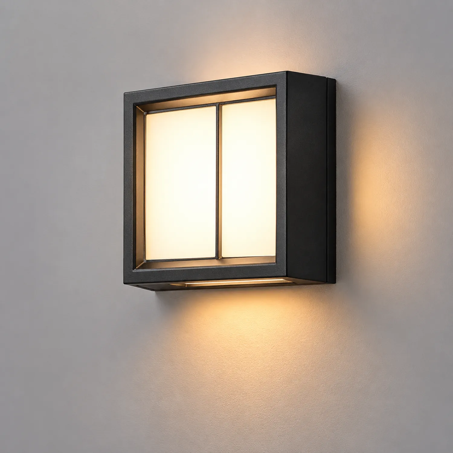 Modern Outdoor Round Square Waterproof Wall Light for Villa Garden Balcony Door Front - Lumpaz