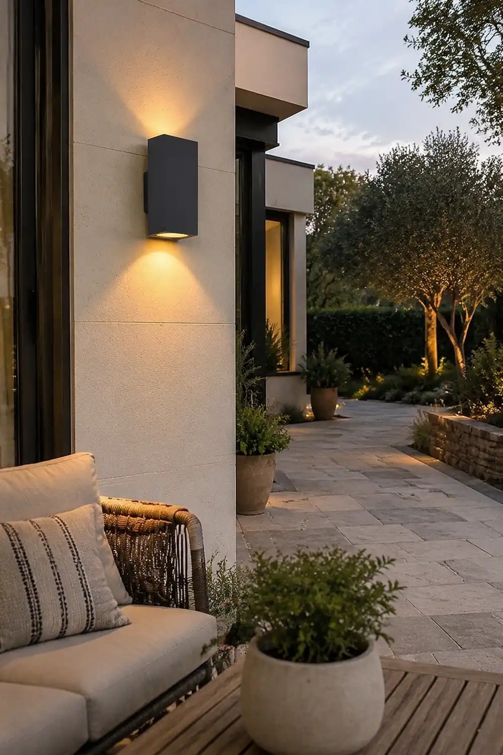 Waterproof LED Exterior Wall Sconces for Villa Outdoor Patio Balcony - Lumpaz