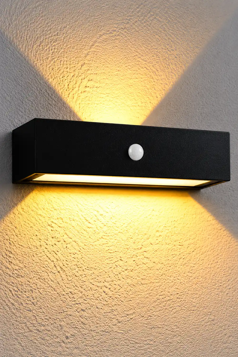 Waterproof LED Up and Down Lights Motion Sensor Modern Solar Wall Lamp - Lumpaz