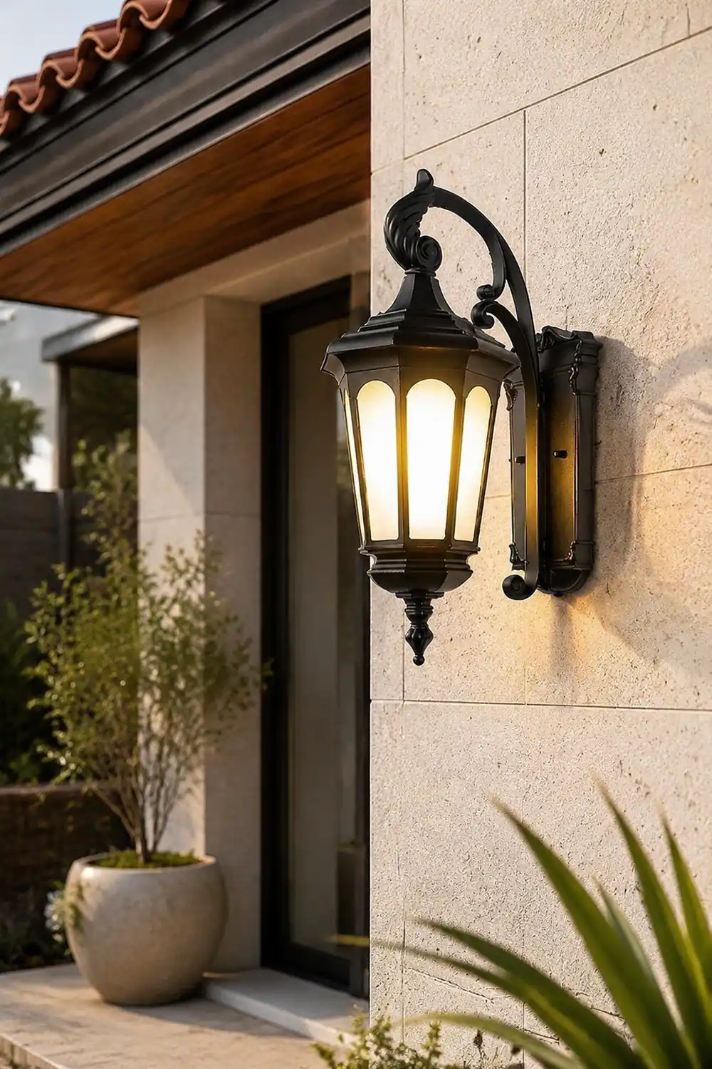 Retro Classic Waterproof Wall Lamp Decorative Lighting For Outdoor Balcony - Lumpaz