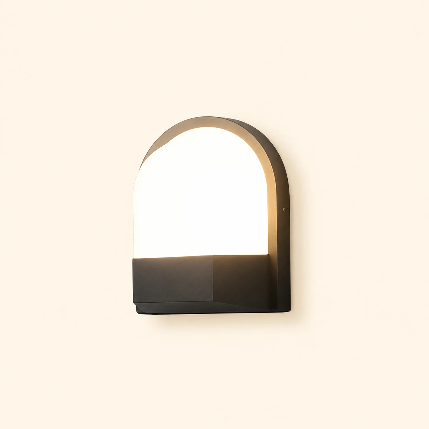 Minimalist Waterproof LED Dark Gray Modern Outdoor Wall Lamp Exterior Lights - Lumpaz