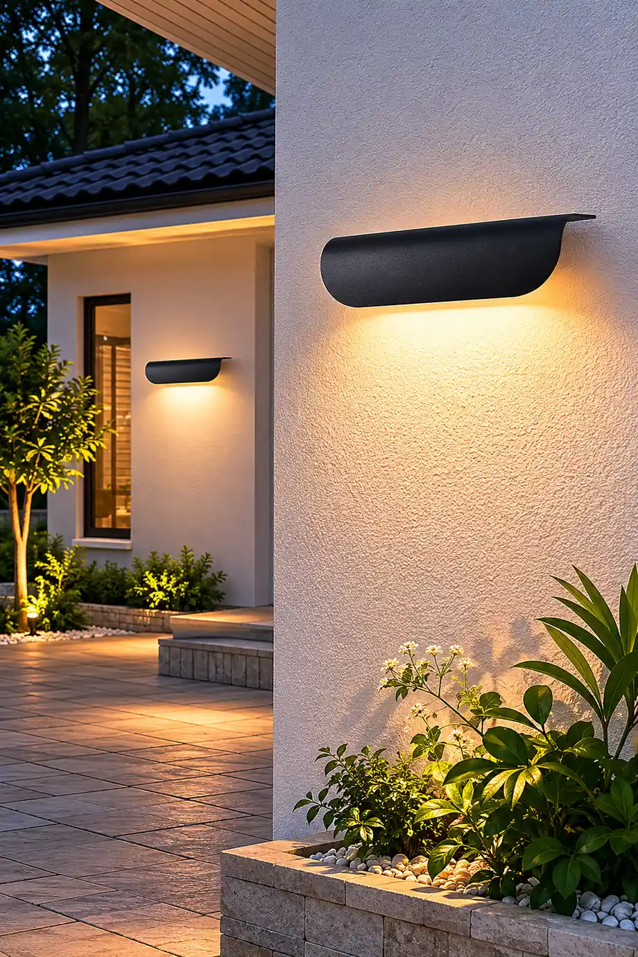 Minimalist LED Waterproof Exterior Wall Light for Garden Balcony Stair Aisle - Lumpaz