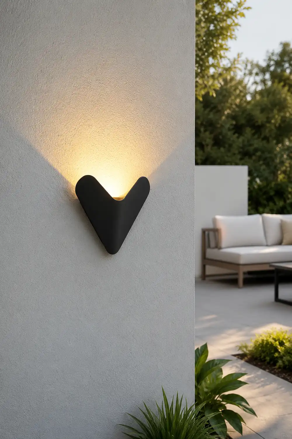 Creative Modern Wall Sconces LED Doorplate Lamp Waterproof Wall Lights Fixture Indoor Outdoor - Lumpaz