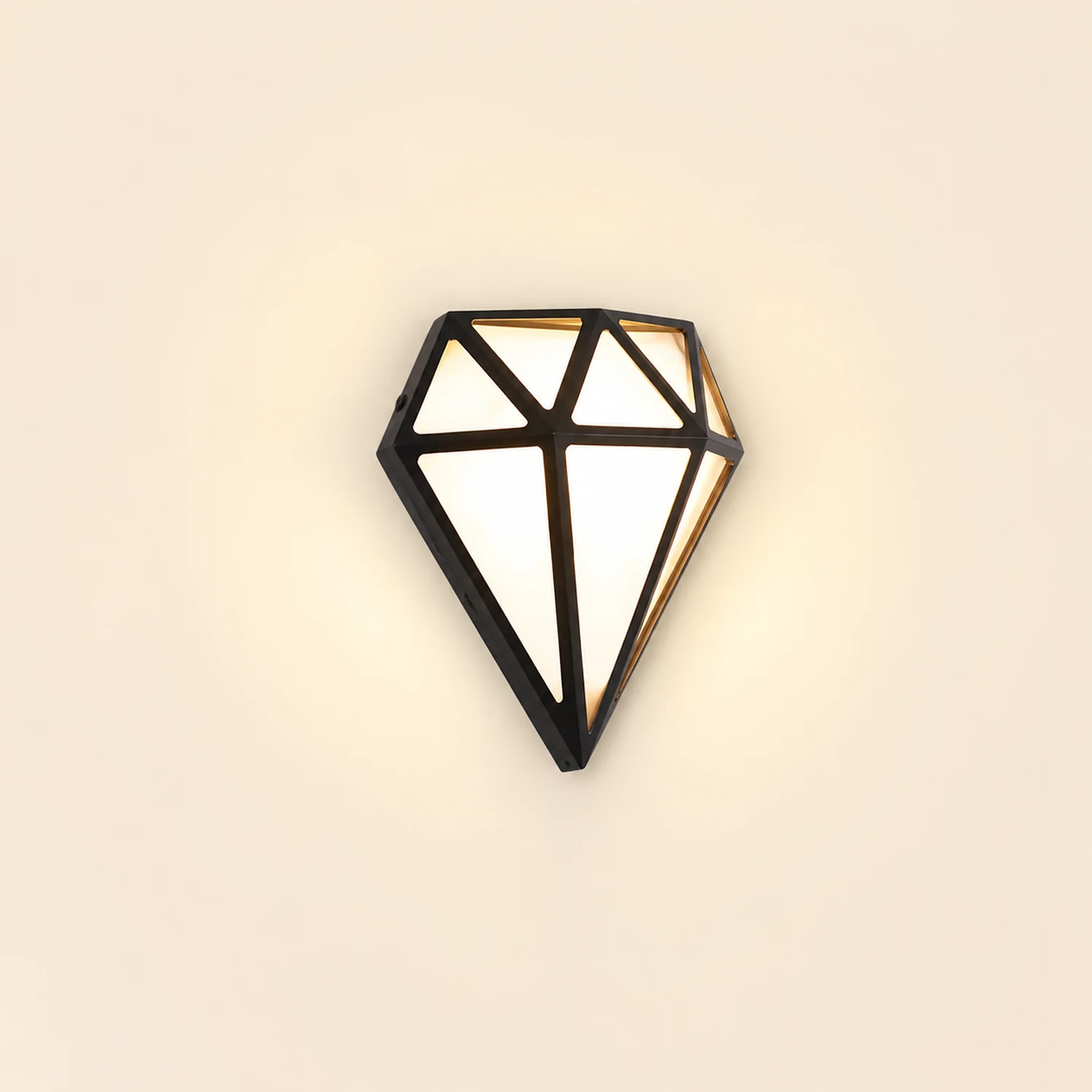 Rhombus Diamonds LED Waterproof Modern Porch Lights Outdoor Wall Lights - Lumpaz