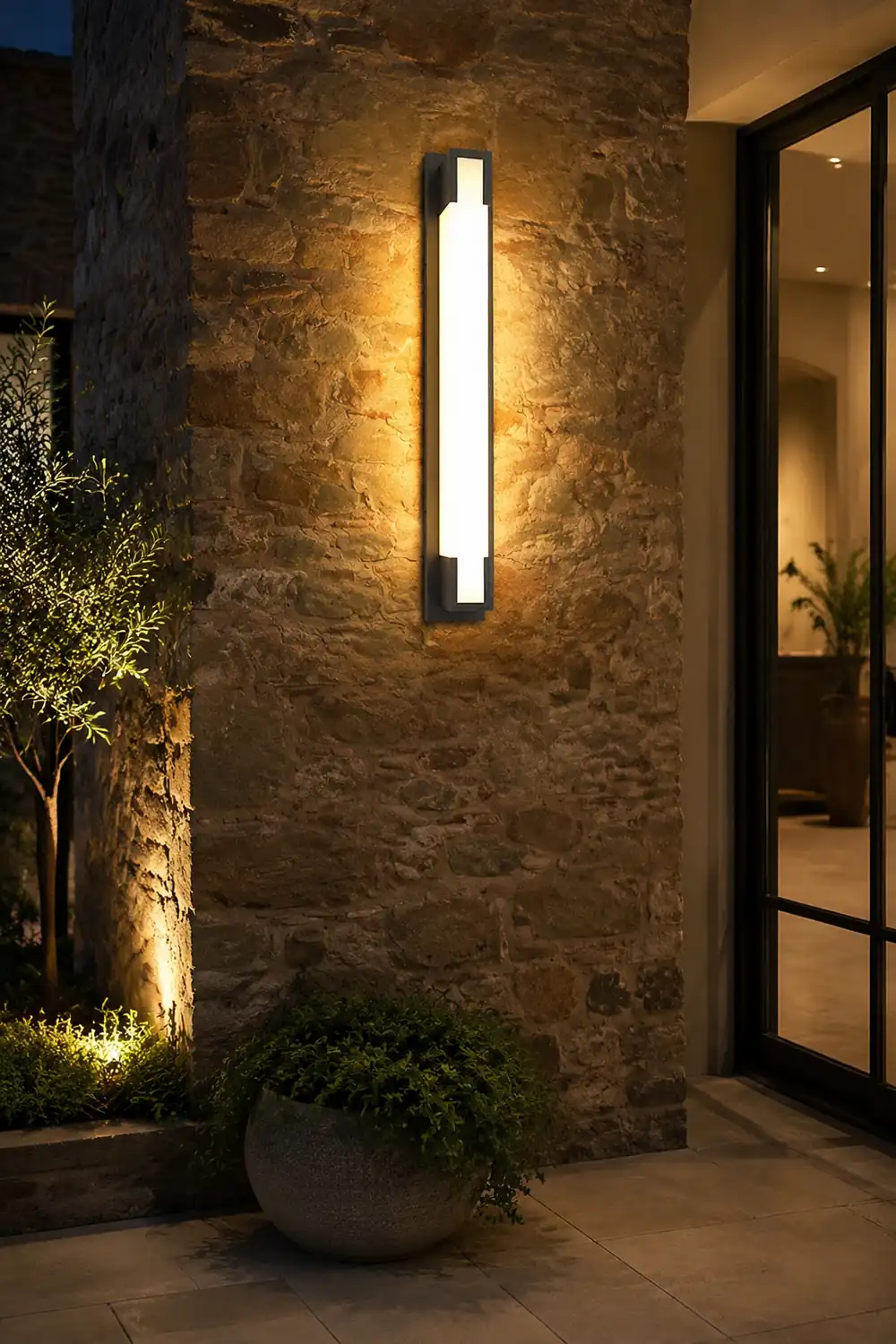 Retro Rectangular Waterproof LED Black Decorative Outdoor Wall Lights - Lumpaz