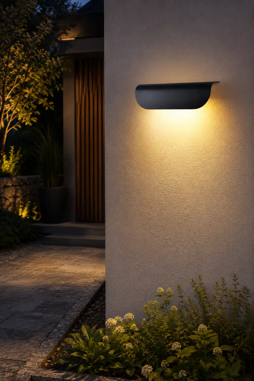 Minimalist LED Waterproof Exterior Wall Light for Garden Balcony Stair Aisle - Lumpaz