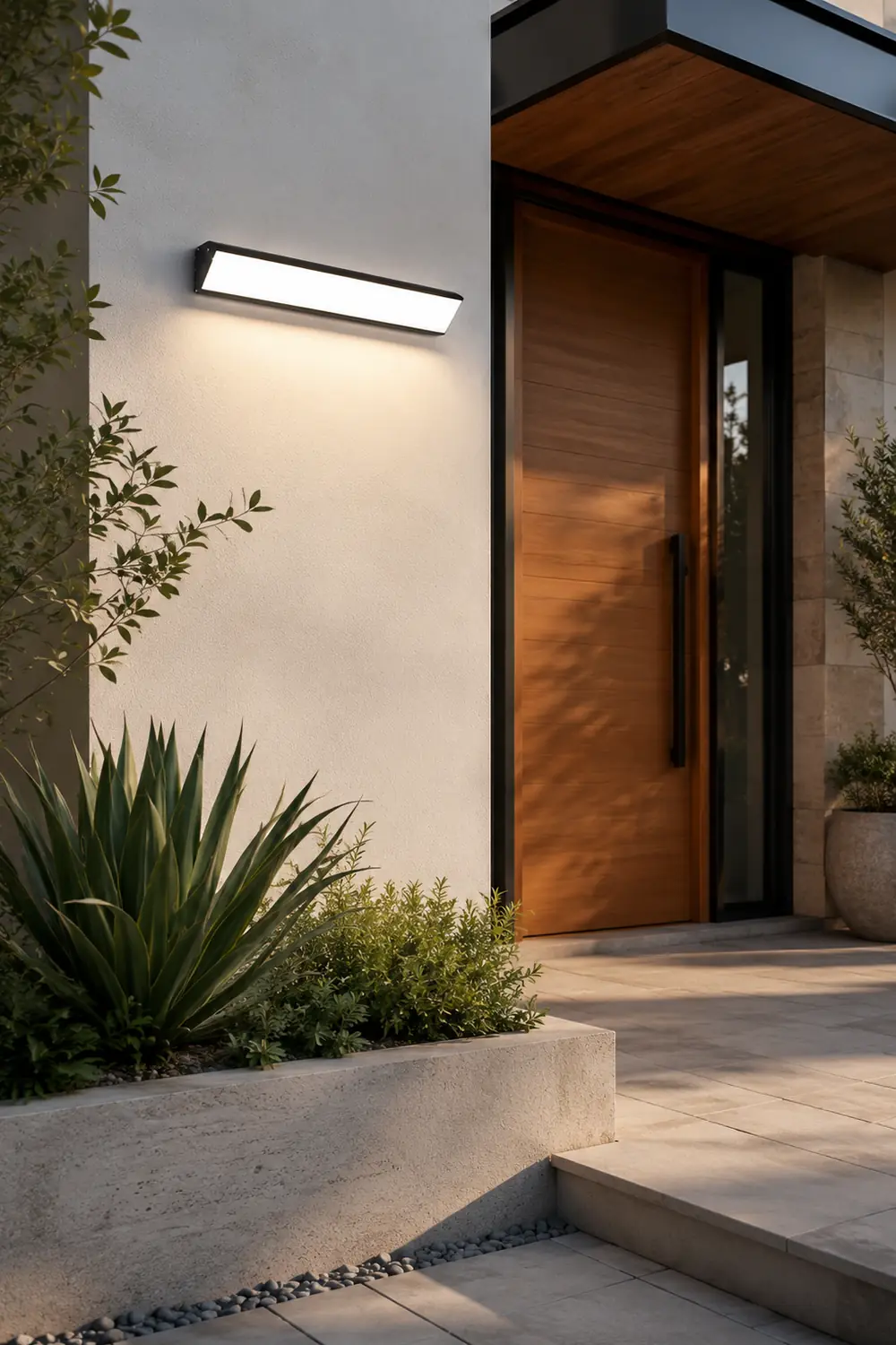 Minimalist Waterproof LED Modern Outdoor Wall Light Fixture Wall Lamp - Lumpaz