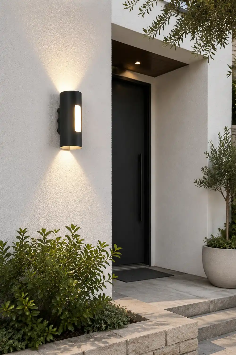Minimalist Waterproof LED Wall Light for Outdoor Stair Terrace Garden Courtyard - Lumpaz
