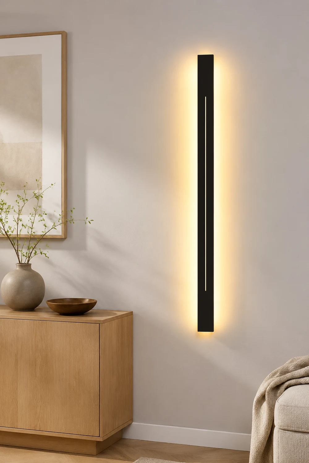 Long Strip Three Step Dimming LED Modern Wall Lights Sconces Lighting - Lumpaz