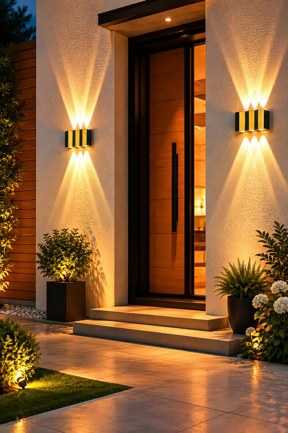 Creative LED Up and Down Light Waterproof Modern Wall Washer Lights - Lumpaz