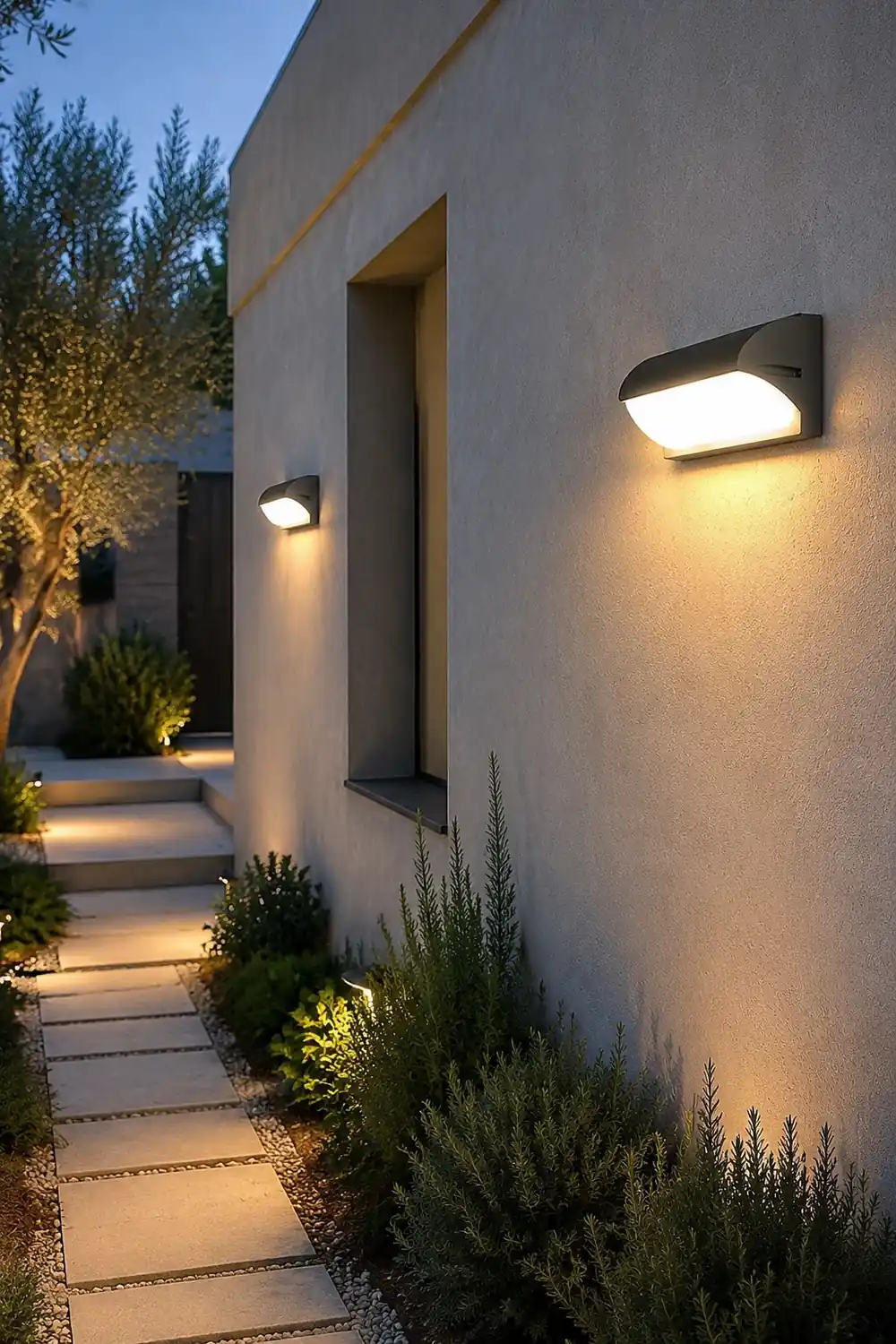 Modern Minimalist LED Waterproof Wall Light for Outdoor Villa Courtyard Balcony - Lumpaz