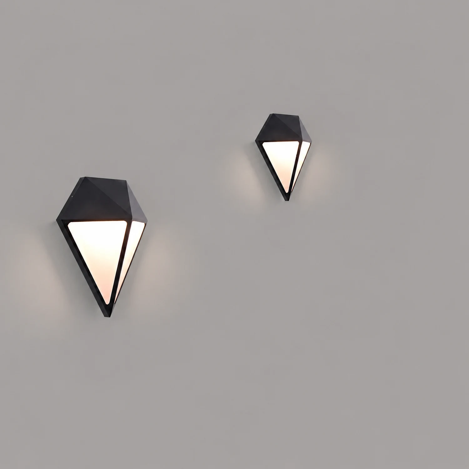Creative Geometric LED Waterproof Modern Outdoor Wall Lamp Wall Lights Fixture - Lumpaz