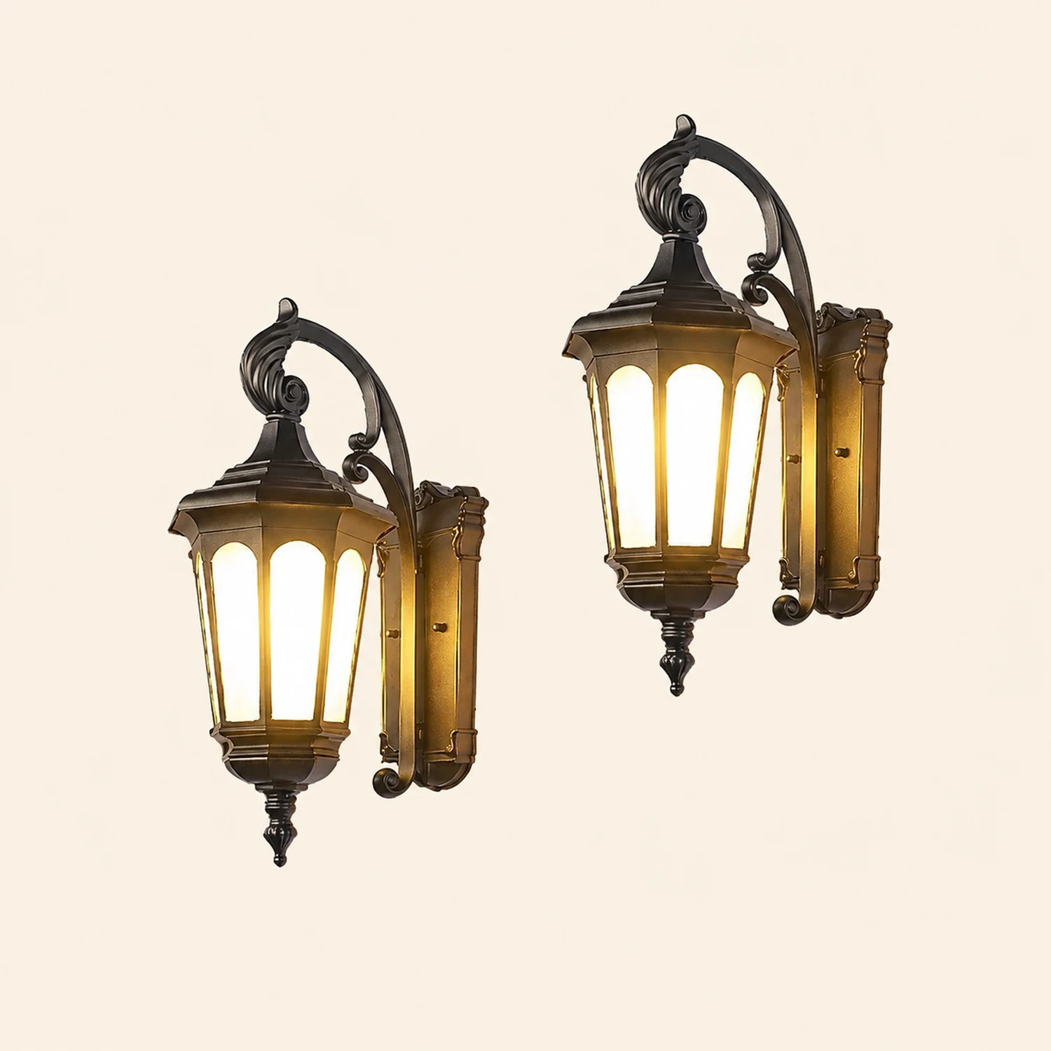 Retro Classic Waterproof Wall Lamp Decorative Lighting For Outdoor Balcony - Lumpaz