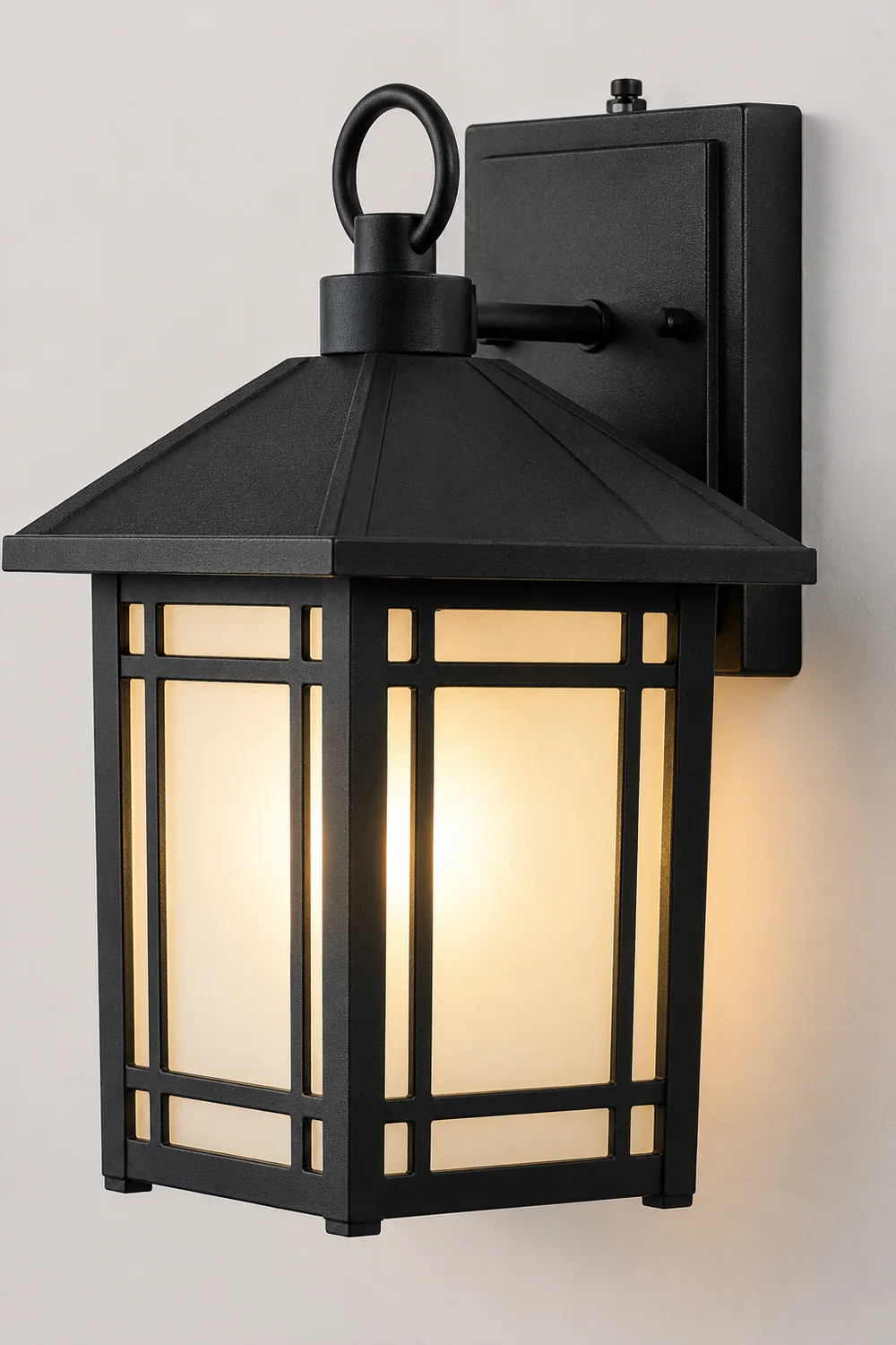 LED Outdoor Induction Exterior Wall Light Waterproof Wall Light with Light Sensing - Lumpaz