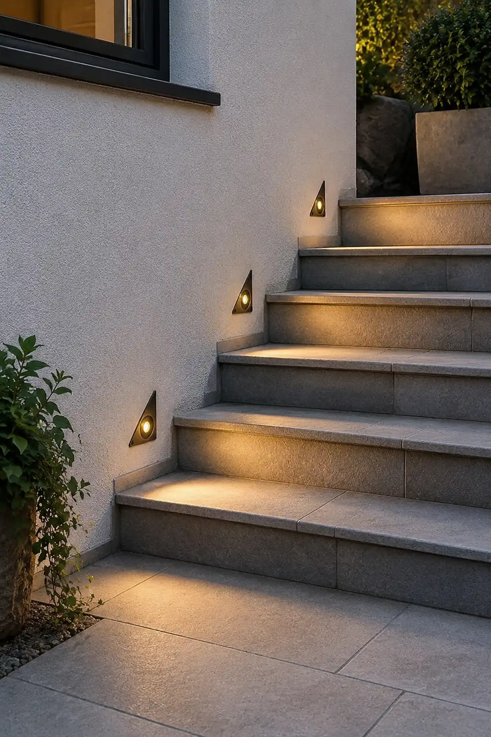 Outdoor LED Embedded Steps Stairs Lights Waterproof for Courtyard Lawn Garden - Lumpaz