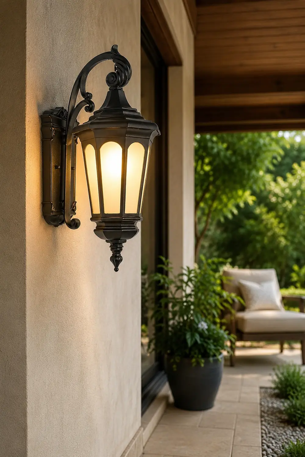 Retro Classic Waterproof Wall Lamp Decorative Lighting For Outdoor Balcony - Lumpaz
