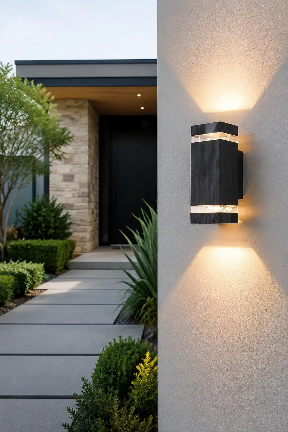 Square Up and Down Lights LED Outdoor Wall Lights Wall Sconce Lighting Wall Lamp - Lumpaz