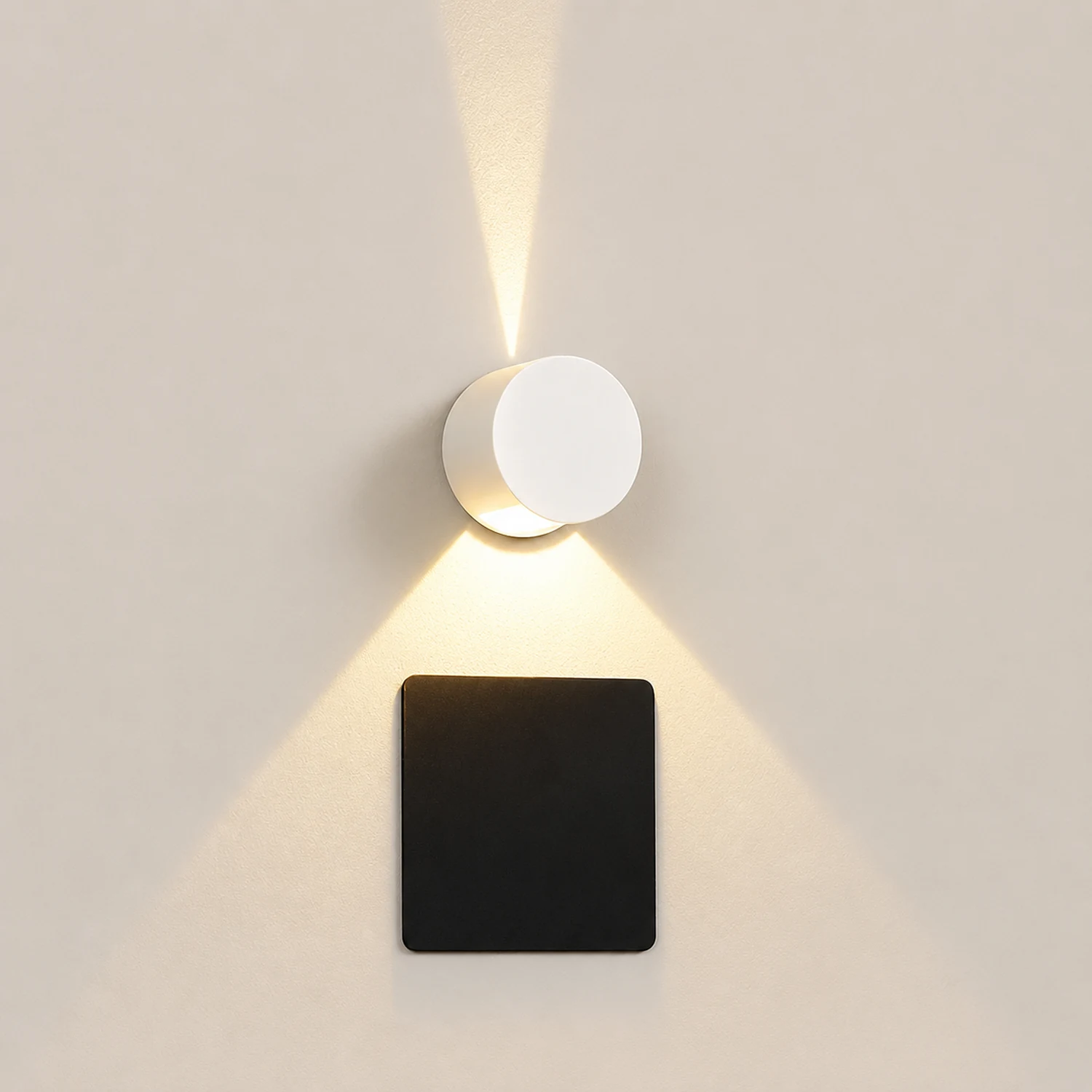 Round Up and Down Lights Waterproof LED Wall Lights for Indoor Outdoor Balcony - Lumpaz