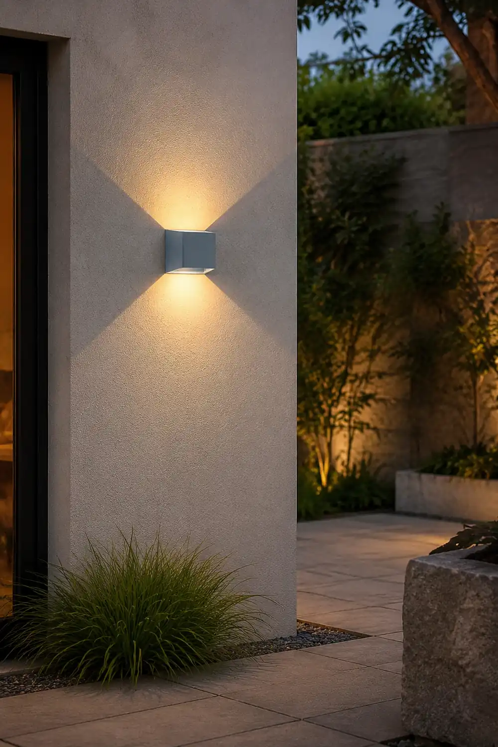 Modern Minimalist Waterproof LED Wall Light for Outdoor Villa Courtyard Garden - Lumpaz