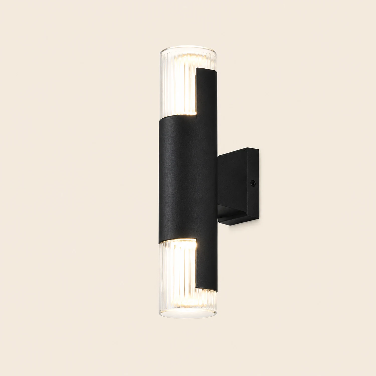 Square Up and Down Lighting LED Waterproof Modern Outdoor Wall Lights - Lumpaz