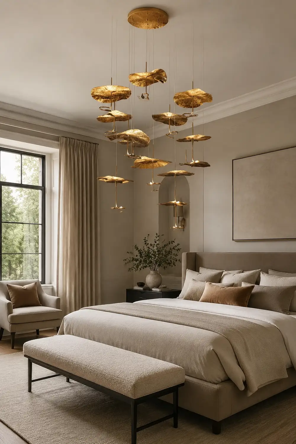 Lotus Leaf Chandelier - Lumpaz