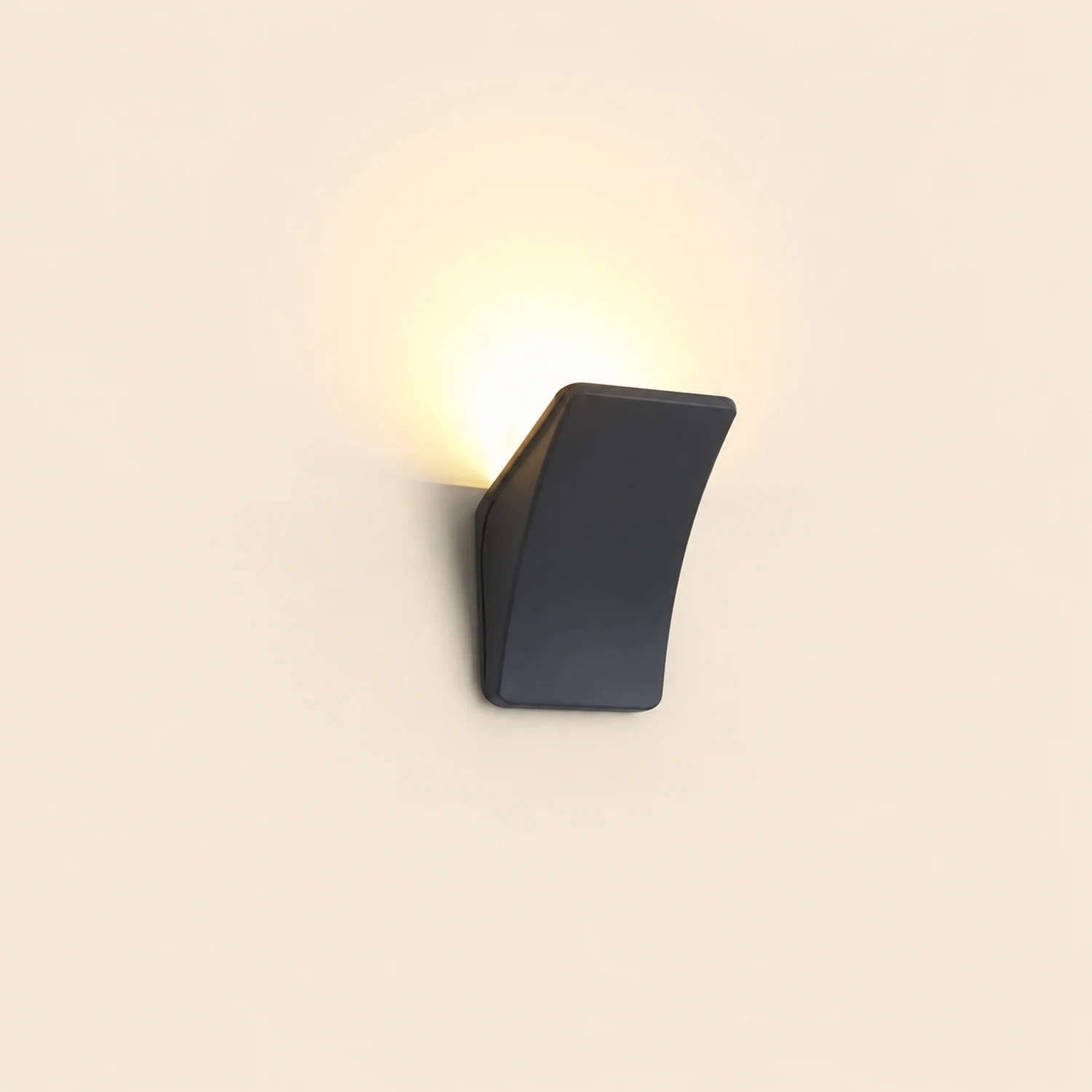 Unique LED 12W Black Modern Wall Sconces Wall Lamp Outdoor Wall Lights - Lumpaz