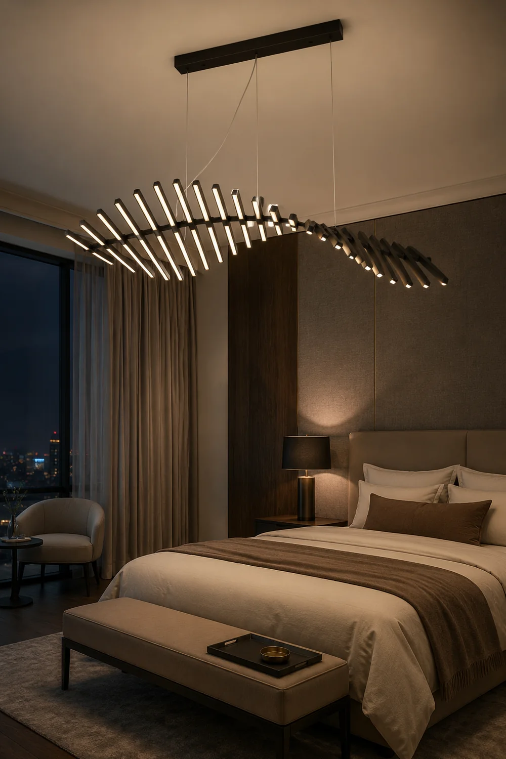 Black Rhythm Collection Chandeliers - Lumpaz