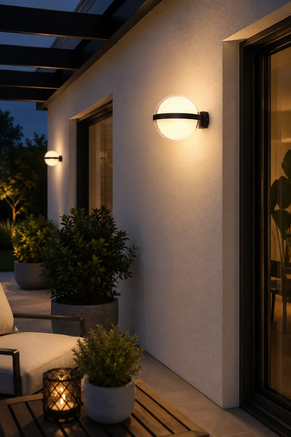 Creative Round Up and Down Light LED Waterproof Outdoor Wall Lamp - Lumpaz
