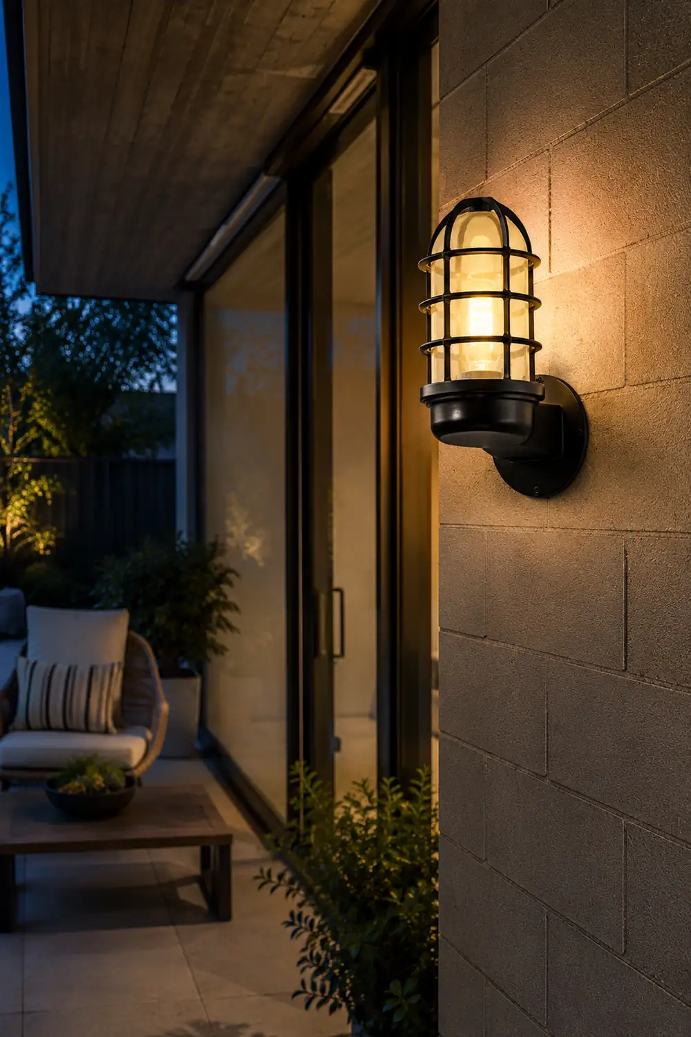 Retro Cage Shape LED 4w Waterproof American-style Outdoor Wall Lamp - Lumpaz