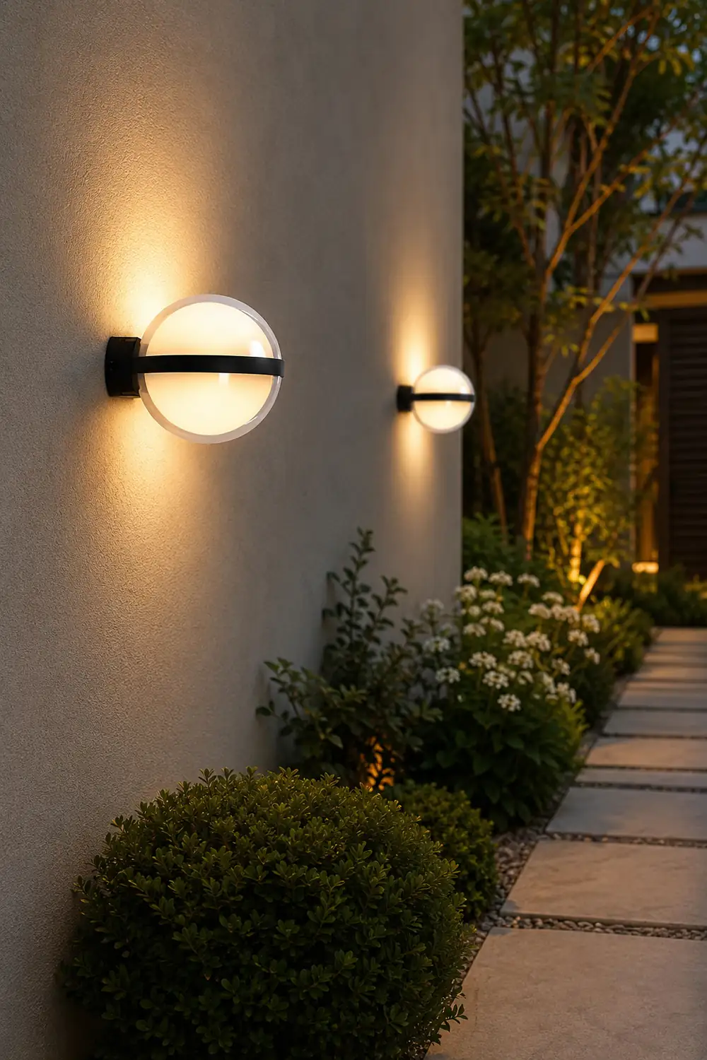 Creative Round Up and Down Light LED Waterproof Outdoor Wall Lamp - Lumpaz