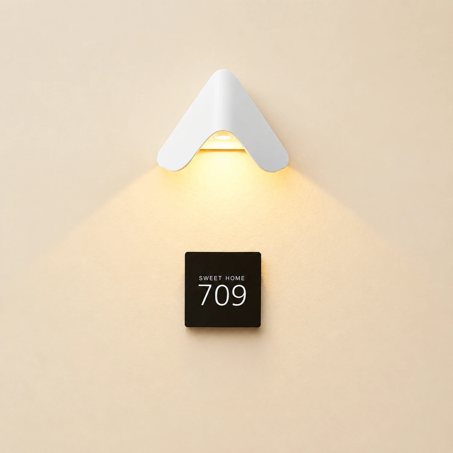 Creative Modern Wall Sconces LED Doorplate Lamp Waterproof Wall Lights Fixture Indoor Outdoor - Lumpaz