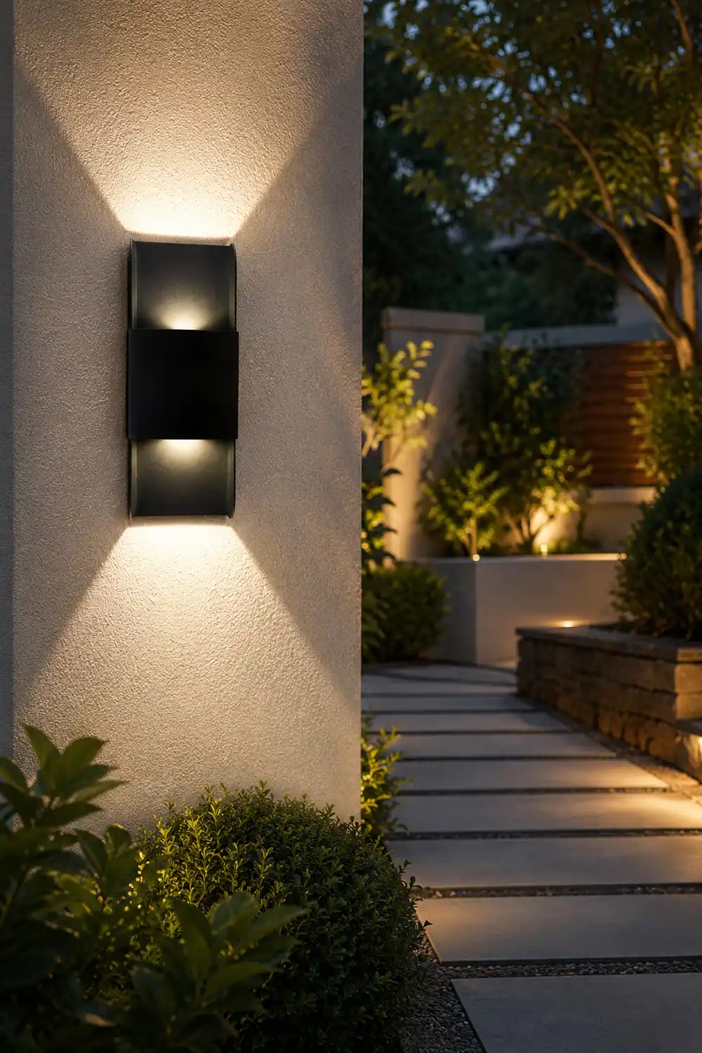 LED Up and Down Lights COB Waterproof Metal Modern Outdoor Wall Lamps - Lumpaz