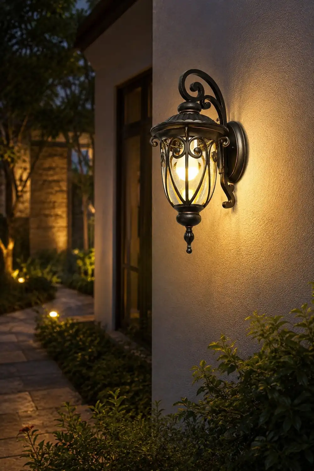 Waterproof Aluminum Bubbles Glass European-Style Outdoor Wall Lights - Lumpaz