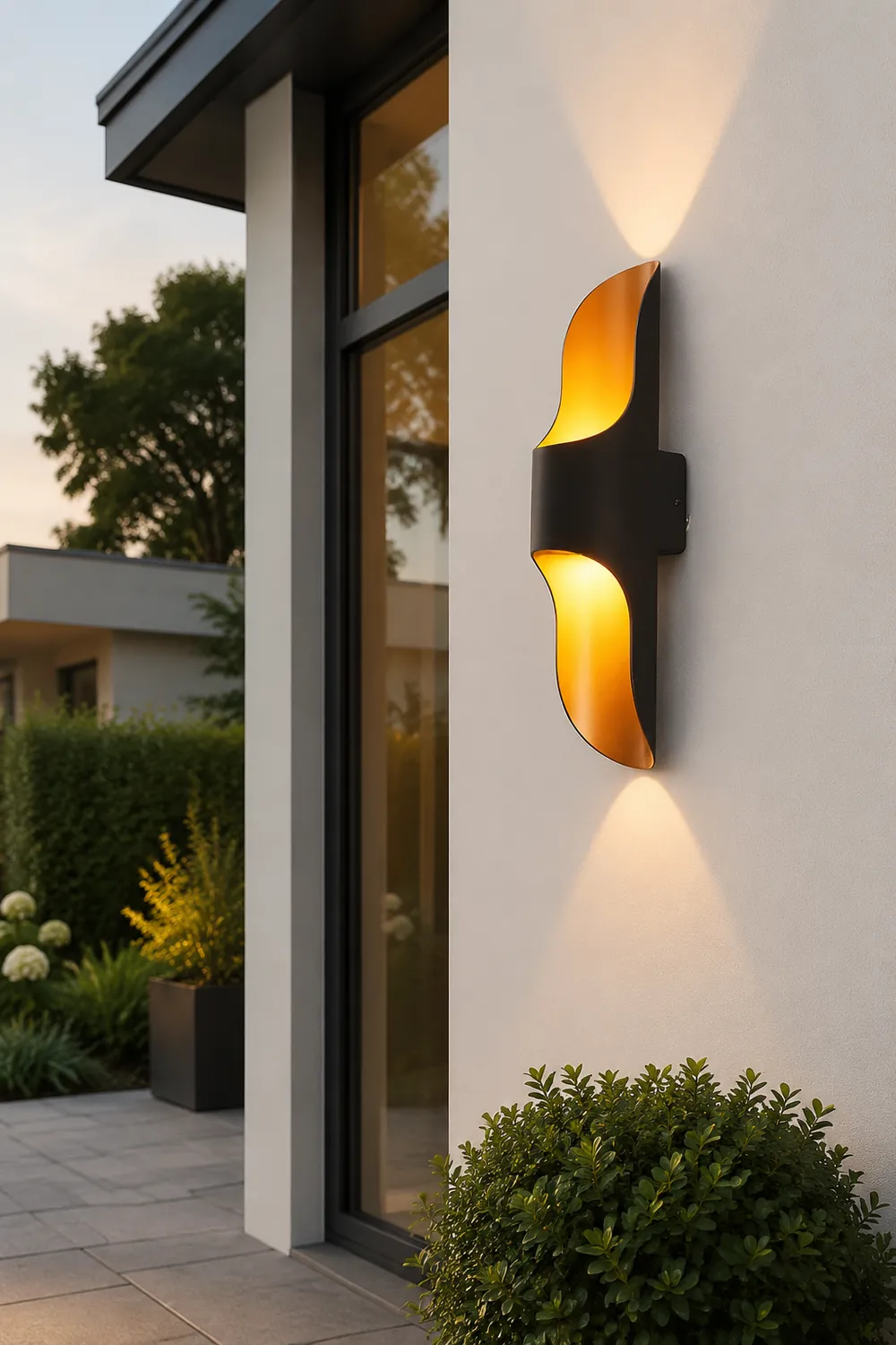 Waterproof Up and Down Lights LED Modern Outdoor Wall Sconces Lighting - Lumpaz