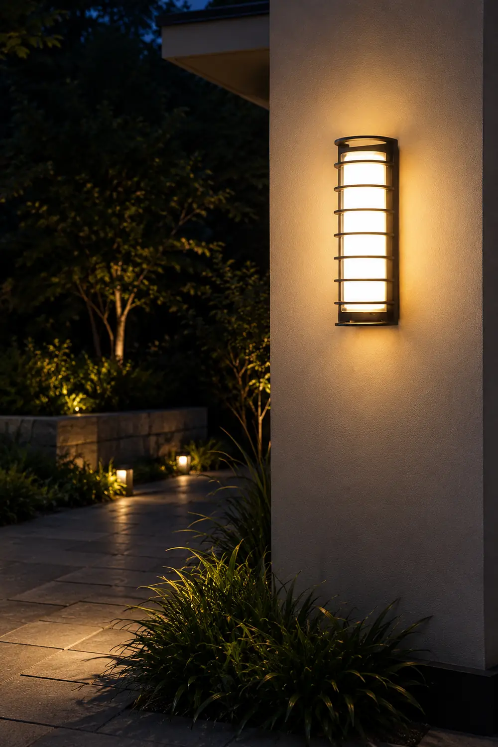 Outdoor Waterproof Double-layer Lampshade Gate Column Exterior Wall Sconces - Lumpaz