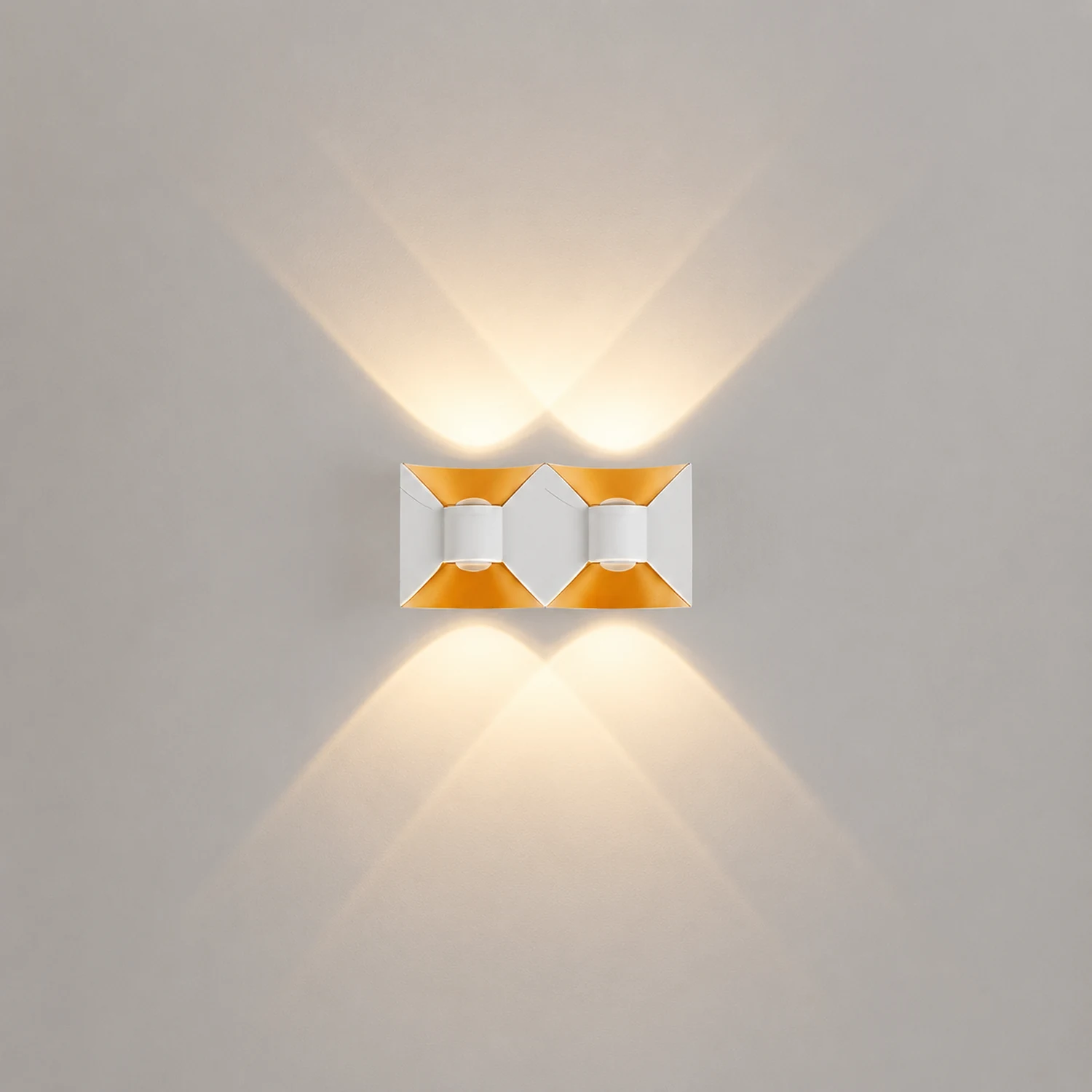 Square Up and Down Lights 6W LED Waterproof Modern Outdoor Sconces - Lumpaz