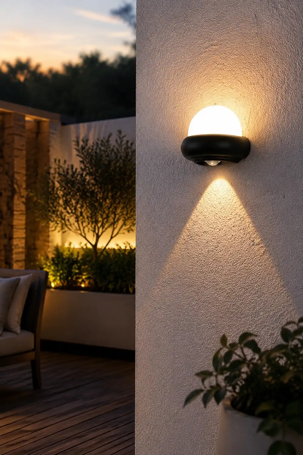 Up and Down Lights Waterproof Outdoor LED Wall Sconce Lighting Wall Lamp - Lumpaz