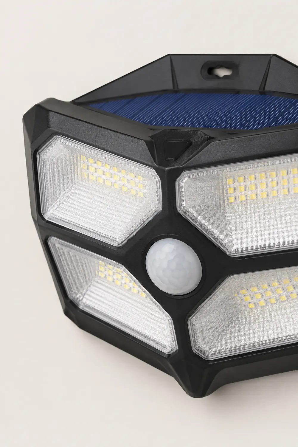 Solar Motion Sensor Outdoor Wall Lamp LED Garden Lights Wall Sconces Waterproof - Lumpaz
