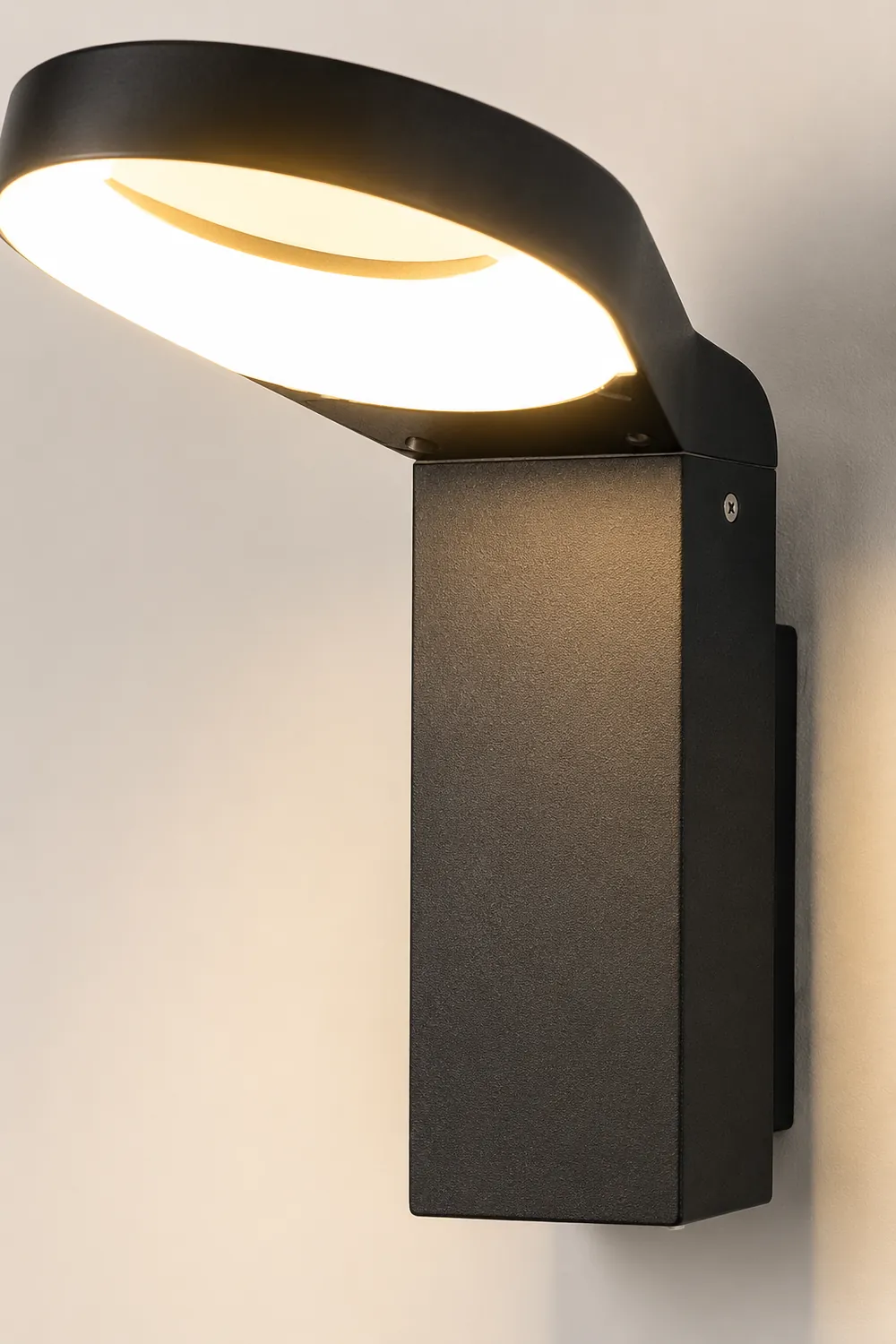Spoon-shaped Waterproof 18W LED Black Modern Wall Lamp Pathway Lights - Lumpaz