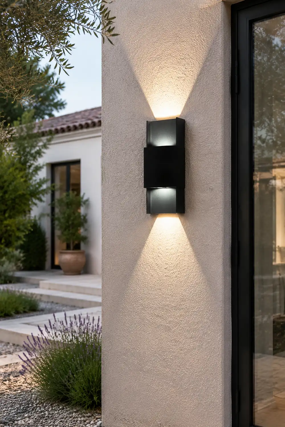 LED Up and Down Lights COB Waterproof Metal Modern Outdoor Wall Lamps - Lumpaz