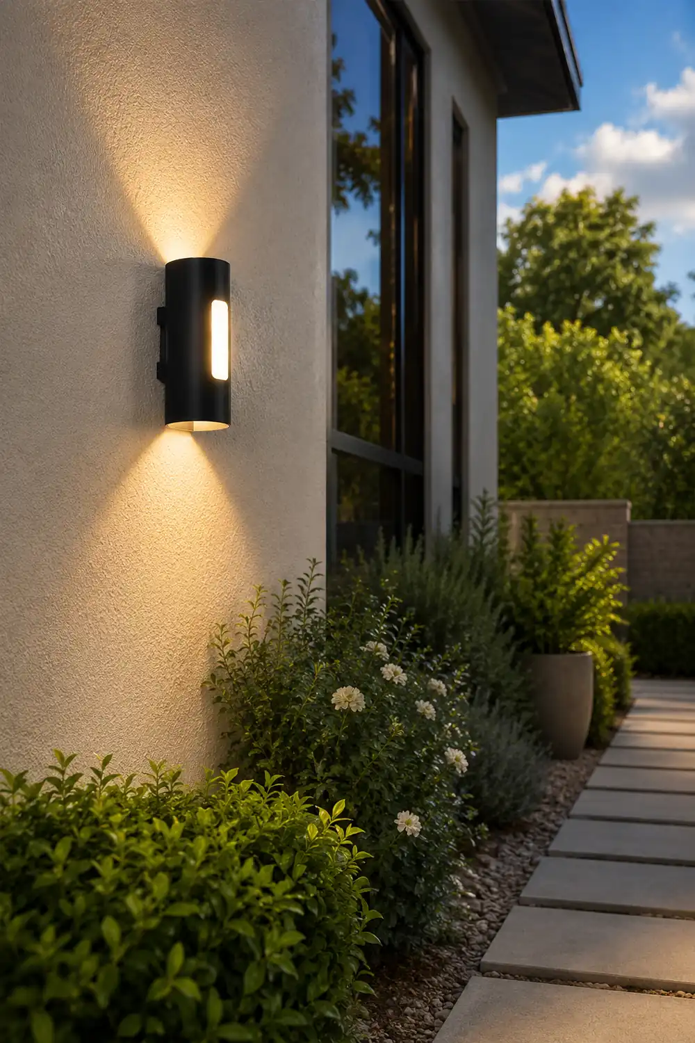 Minimalist Waterproof LED Wall Light for Outdoor Stair Terrace Garden Courtyard - Lumpaz