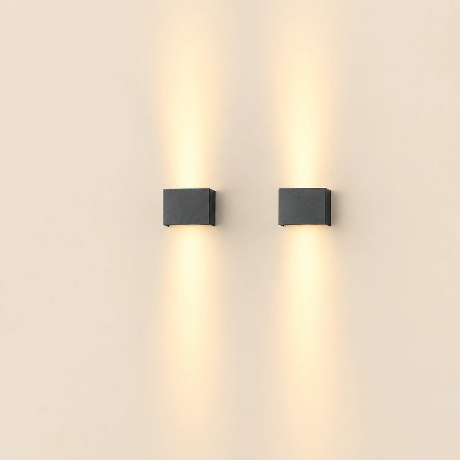 Rectangular Waterproof Up Down Lighting Led Modern Wall Washer Lights - Lumpaz