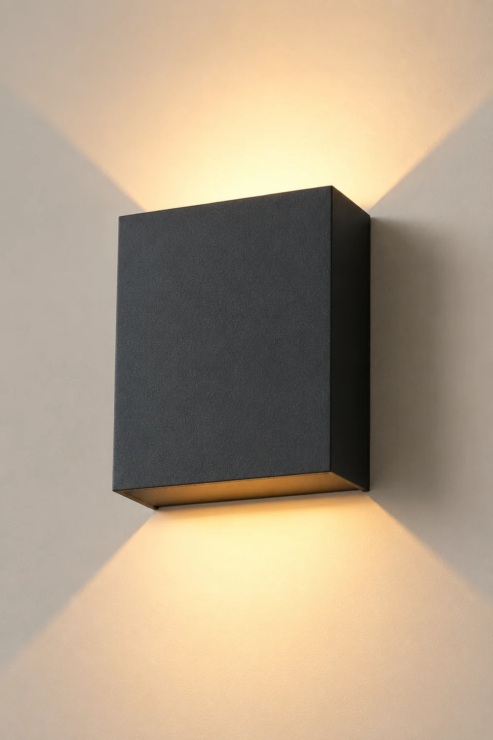 Waterproof Square LED up and down Lighting Modern Outdoor Wall Lights - Lumpaz